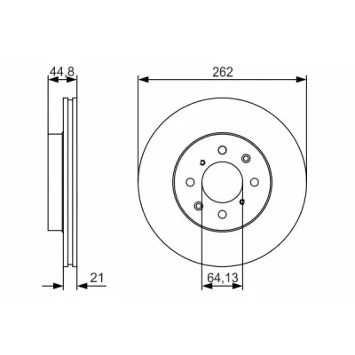 De Moda Juego de discos de freno BOSCH 0 986 479 R80 BOSCH 0 986 479 R80 (Sustituye a 0 986 AB6 986)